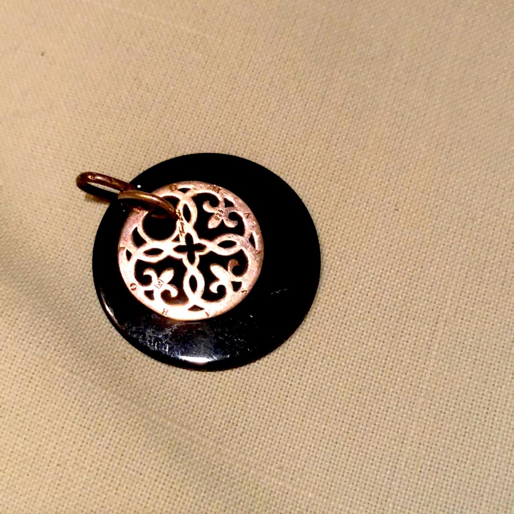 Thomas Sabo925 silver and ónix pendant 2 in 1